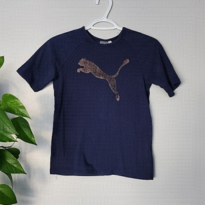 3 for $20 Puma navy blue girls short sleeve t-shirt large 12 14